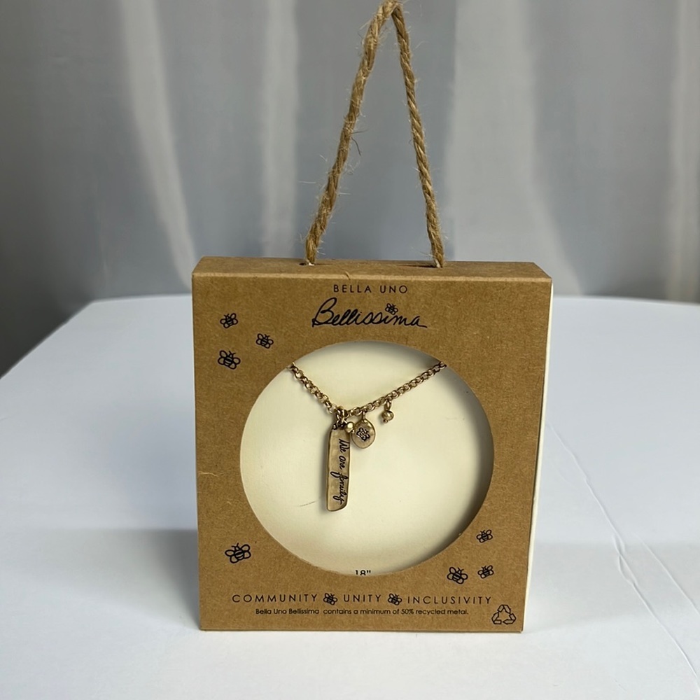 Bella Uno Bellissima “ We are family” 18” necklace